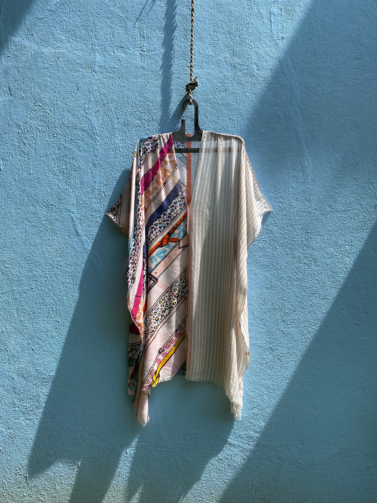 Asymmetric Stripes Kaftan