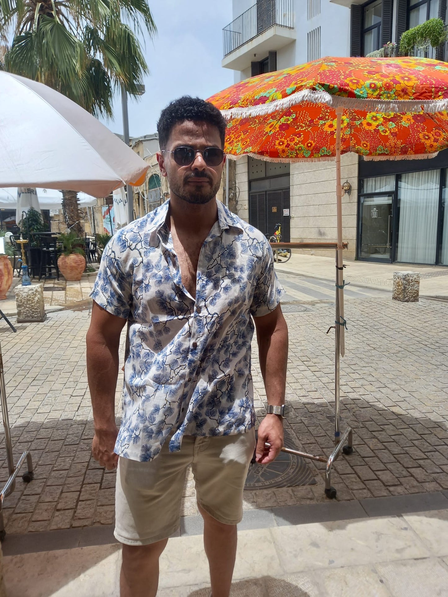 Zig-Zag Button Shirt