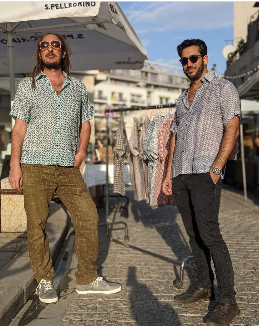 Zig-Zag Button Shirt