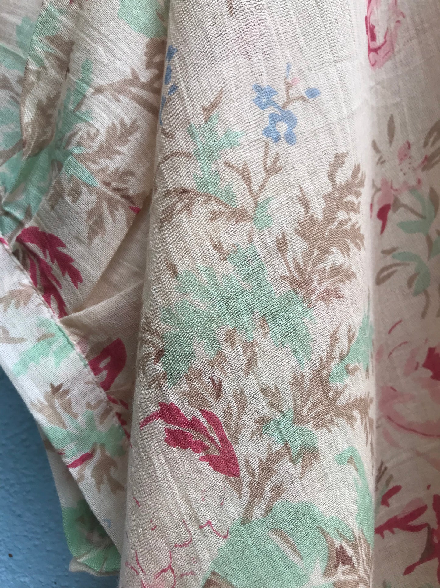 Beige Floral Blouse