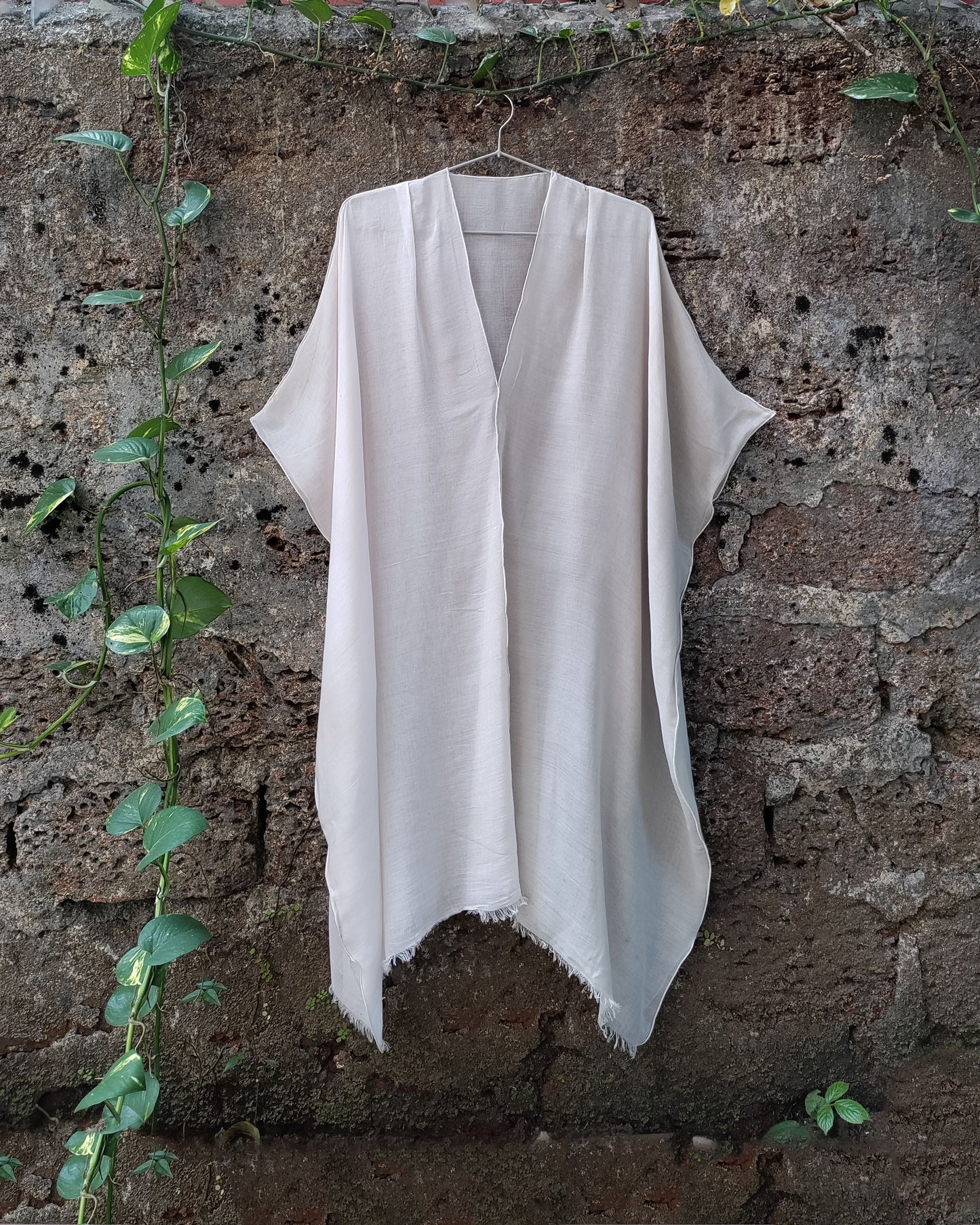 Milky White Kaftan