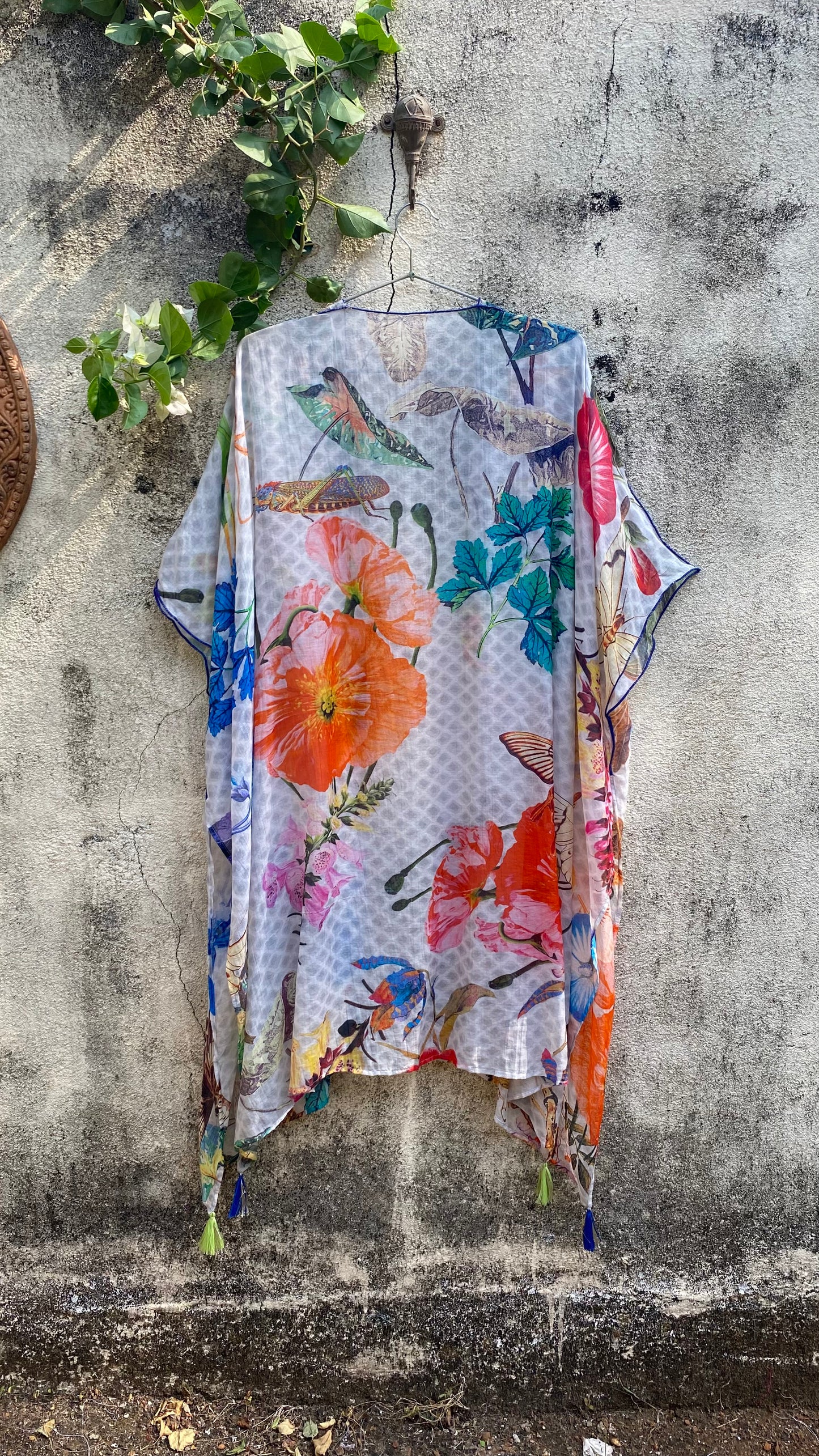 Butterfly Silk Cover-up