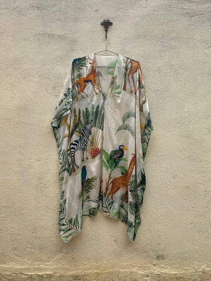 Green Safari Kaftan