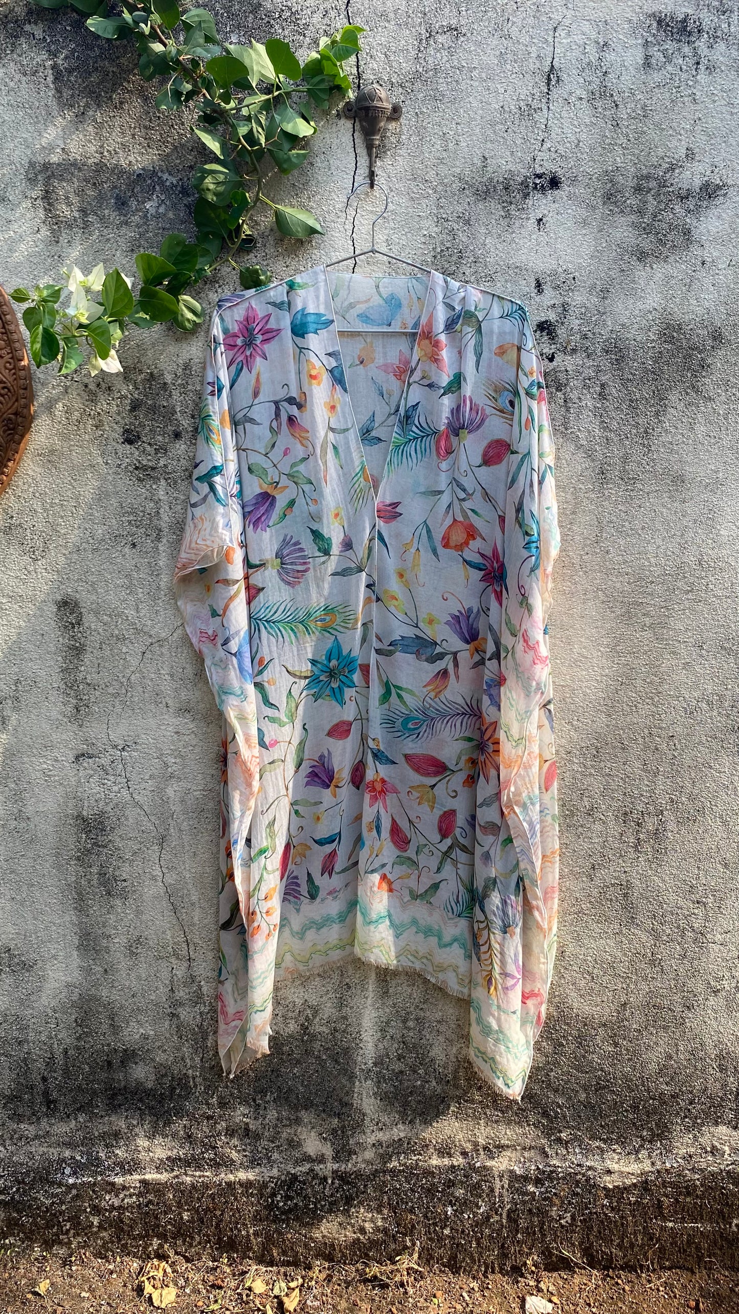 Peacock Feathers Kaftan