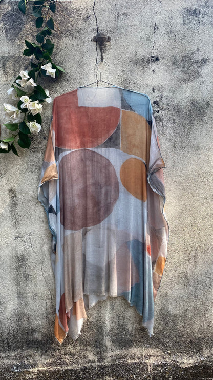 Geometric Pastels Kaftan