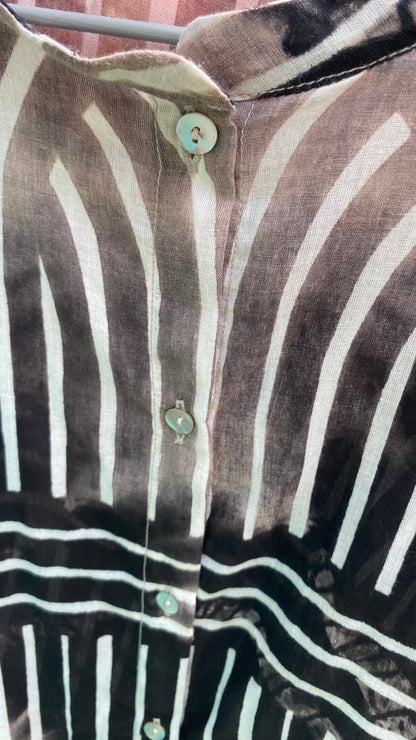 Black & White Blouse