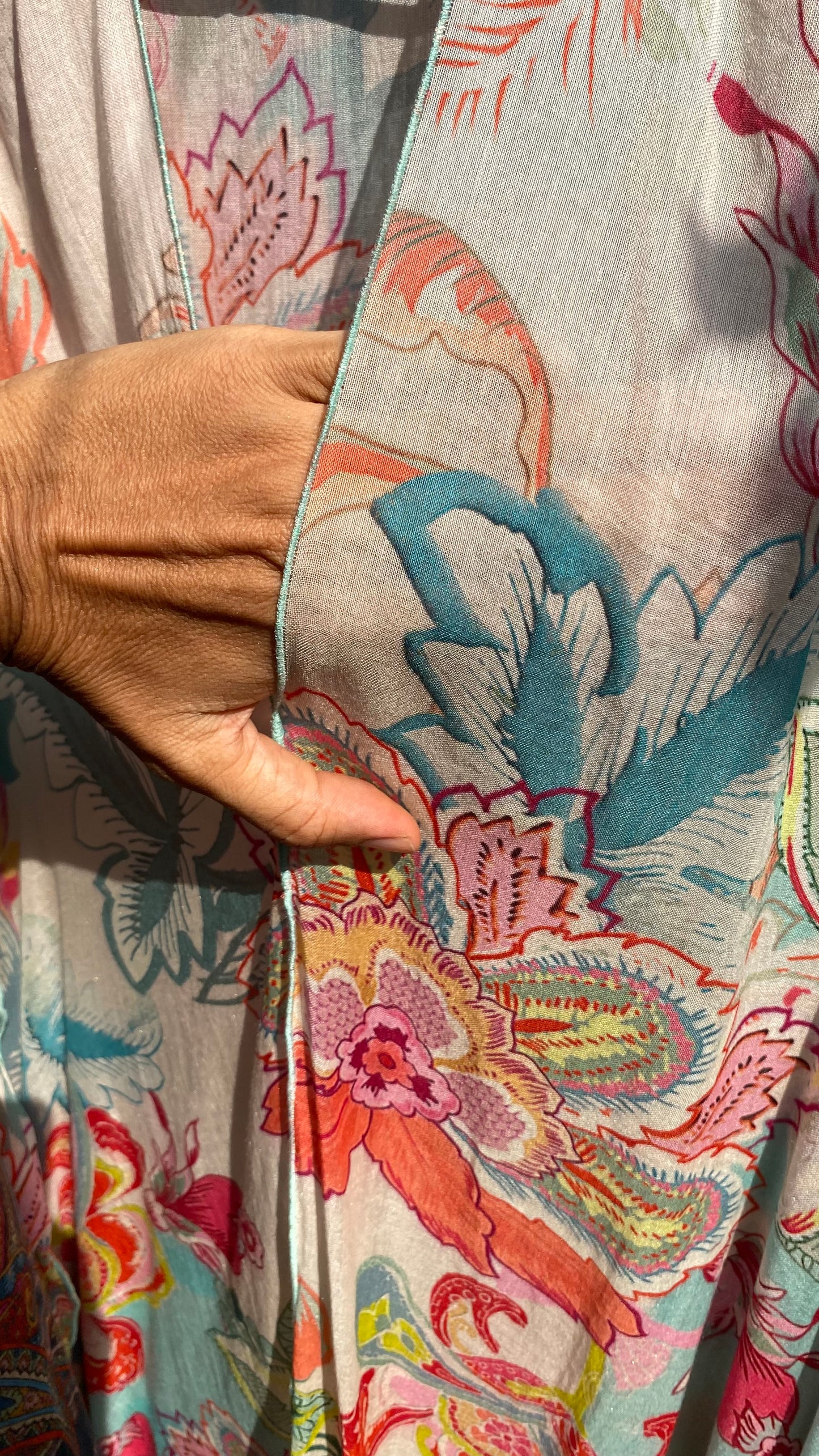 Floral Oriental Kaftan