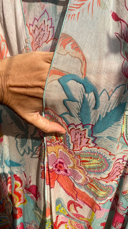 Floral Oriental Kaftan
