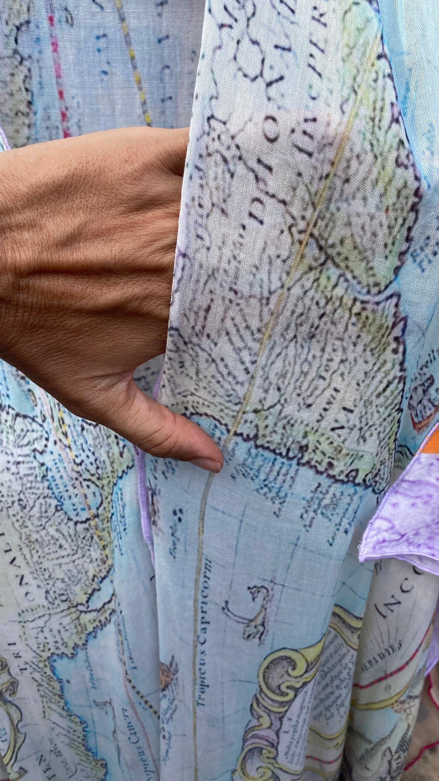 Antique Map Kaftan