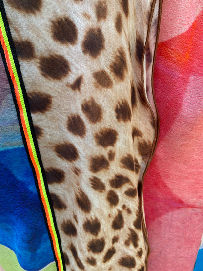 Bright Leopard Kaftan