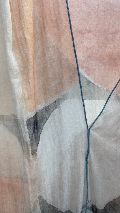 Geometric Pastels Kaftan