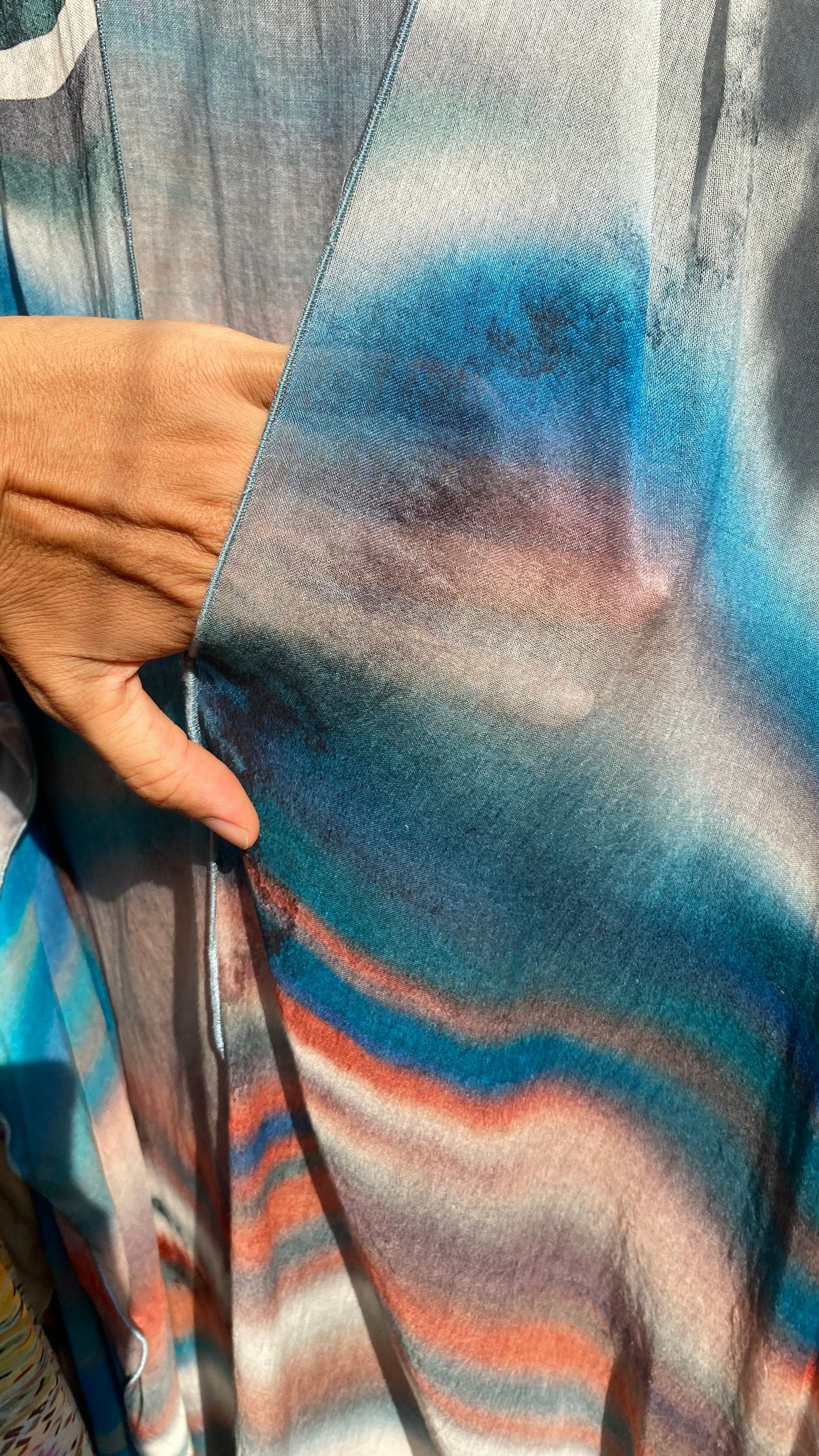 Blue Wave Kaftan