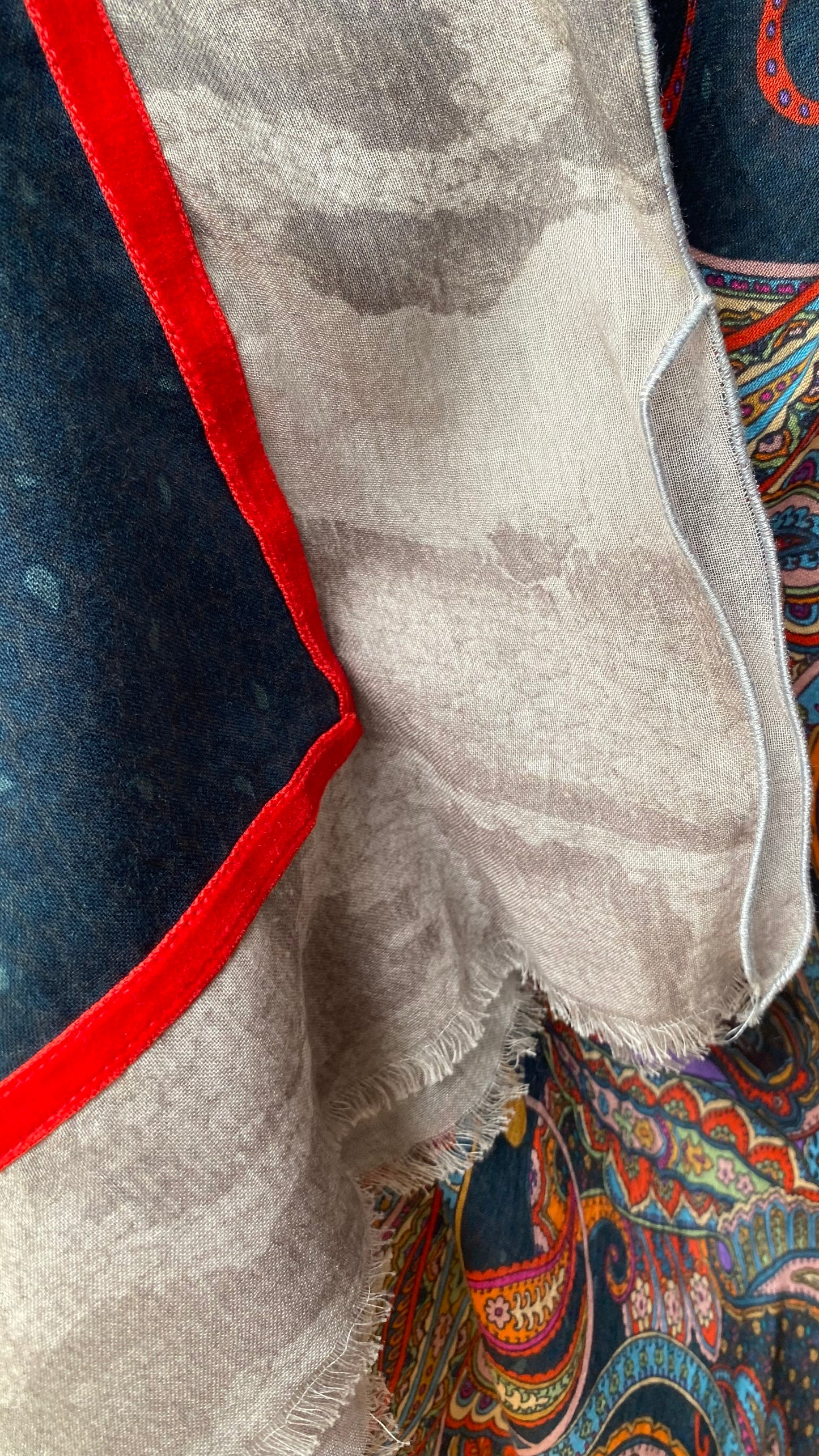 Paisley Navy Kaftan