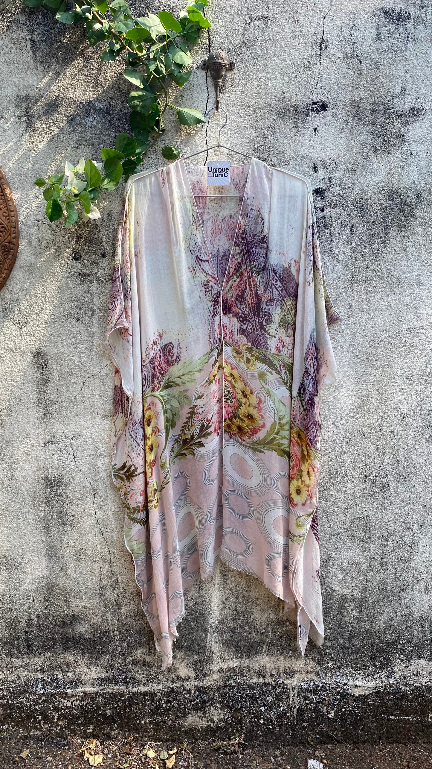 Paisley Beige Kaftan