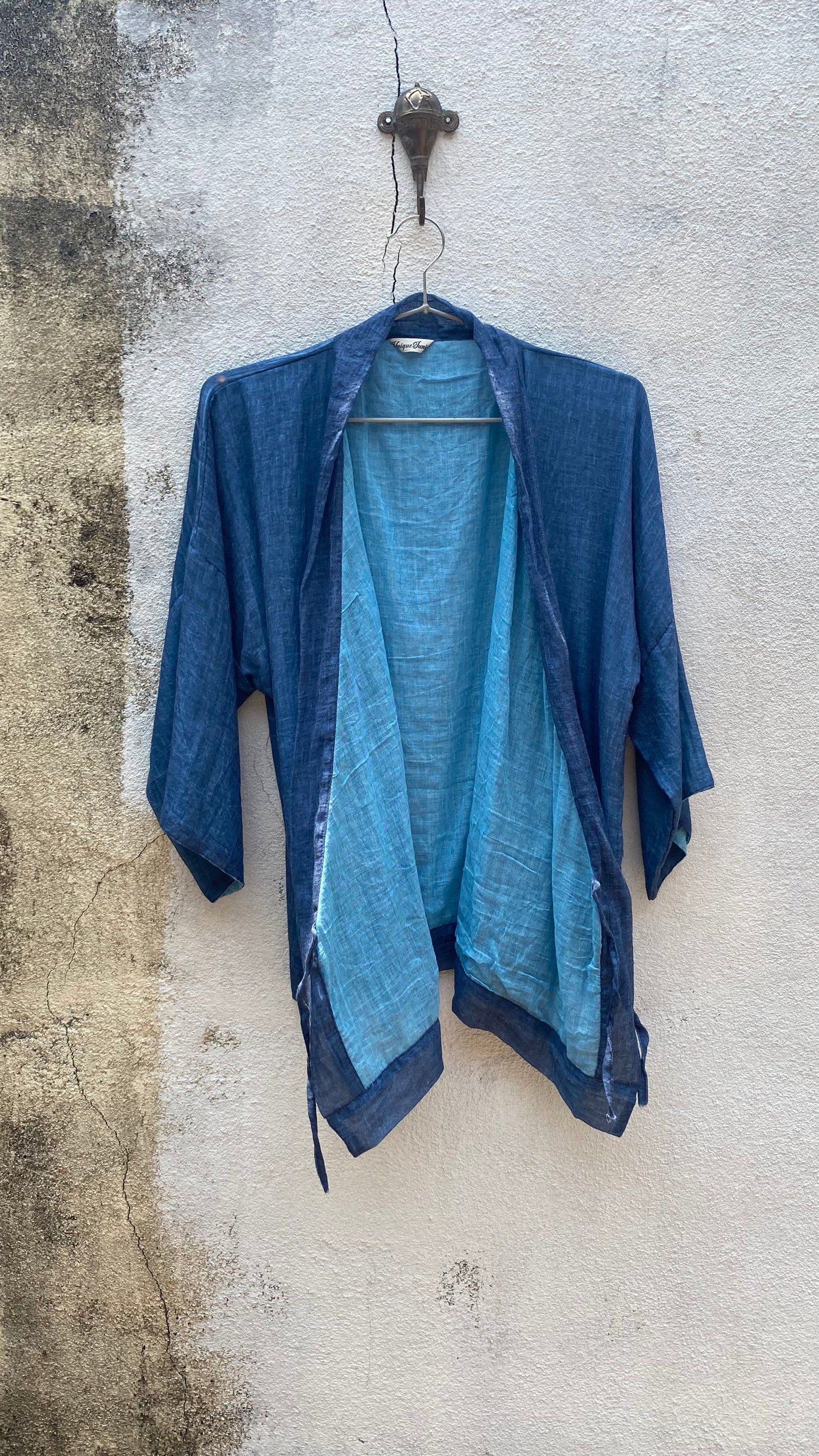 Navy Blue Kimono