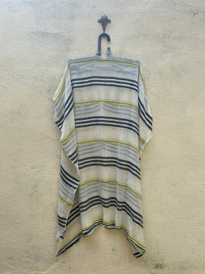 Striped White Kaftan