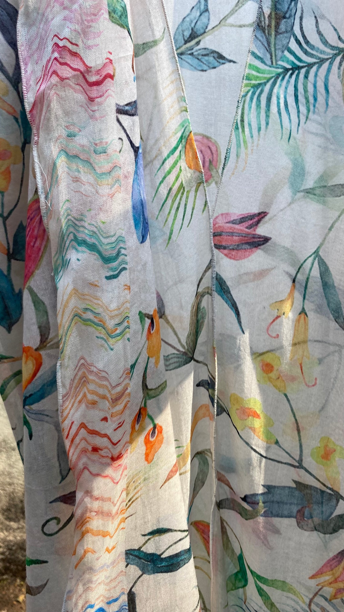 Peacock Feathers Kaftan