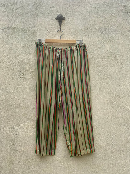 Striped Green Resort Pants