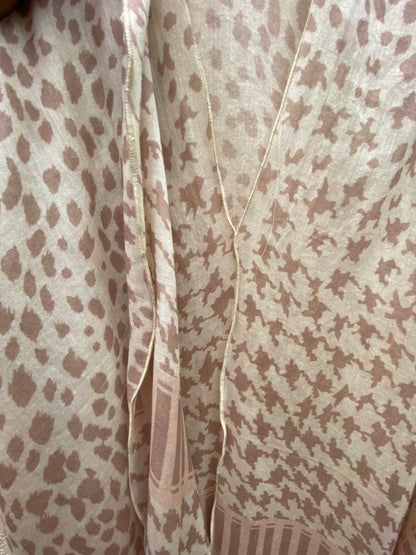 Shades of Beige Leopard Kaftan