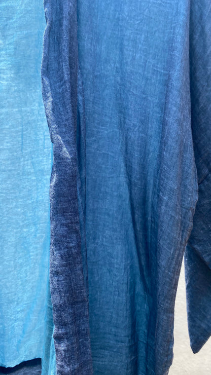 Navy Blue Kimono