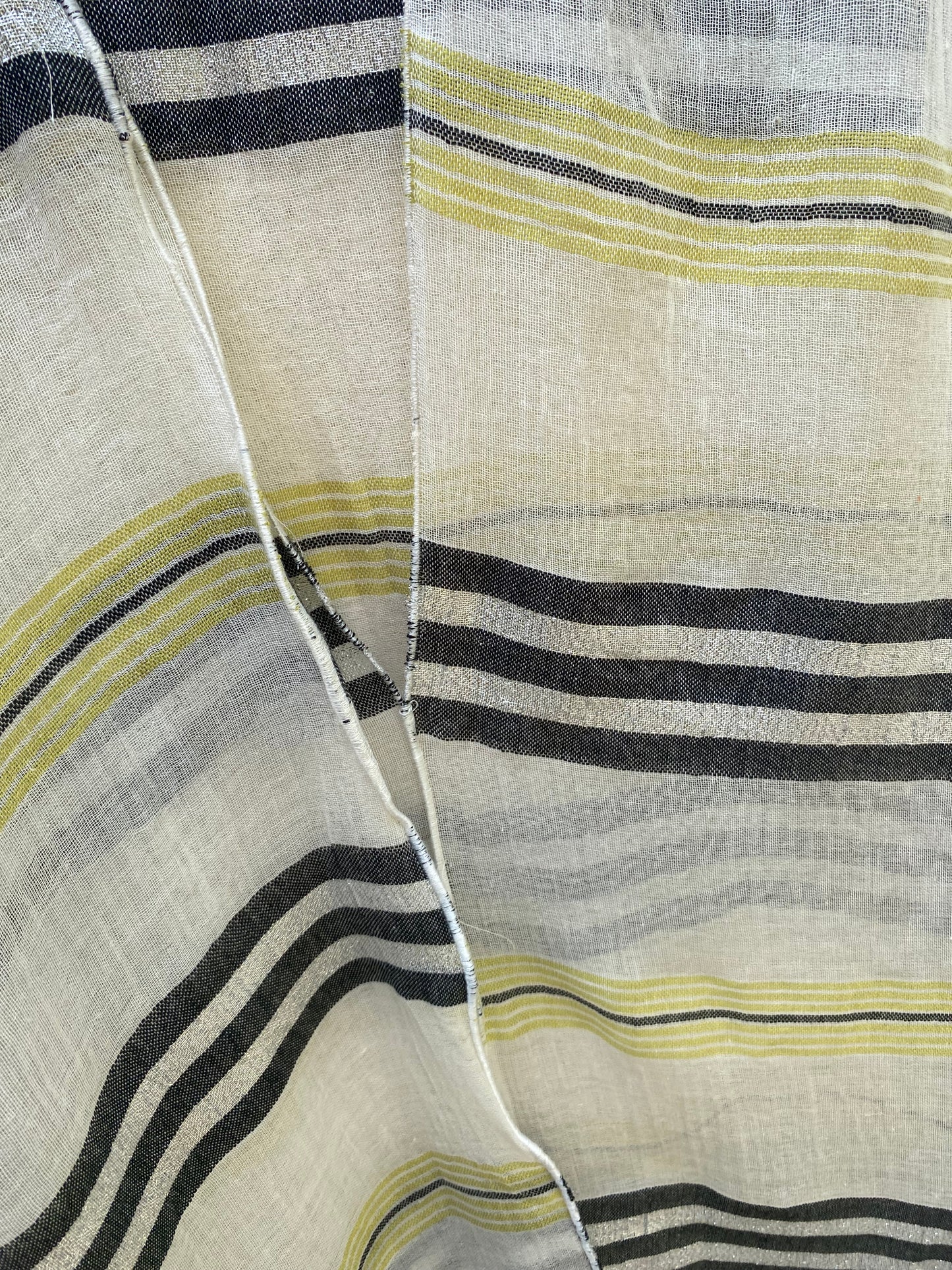 Striped White Kaftan