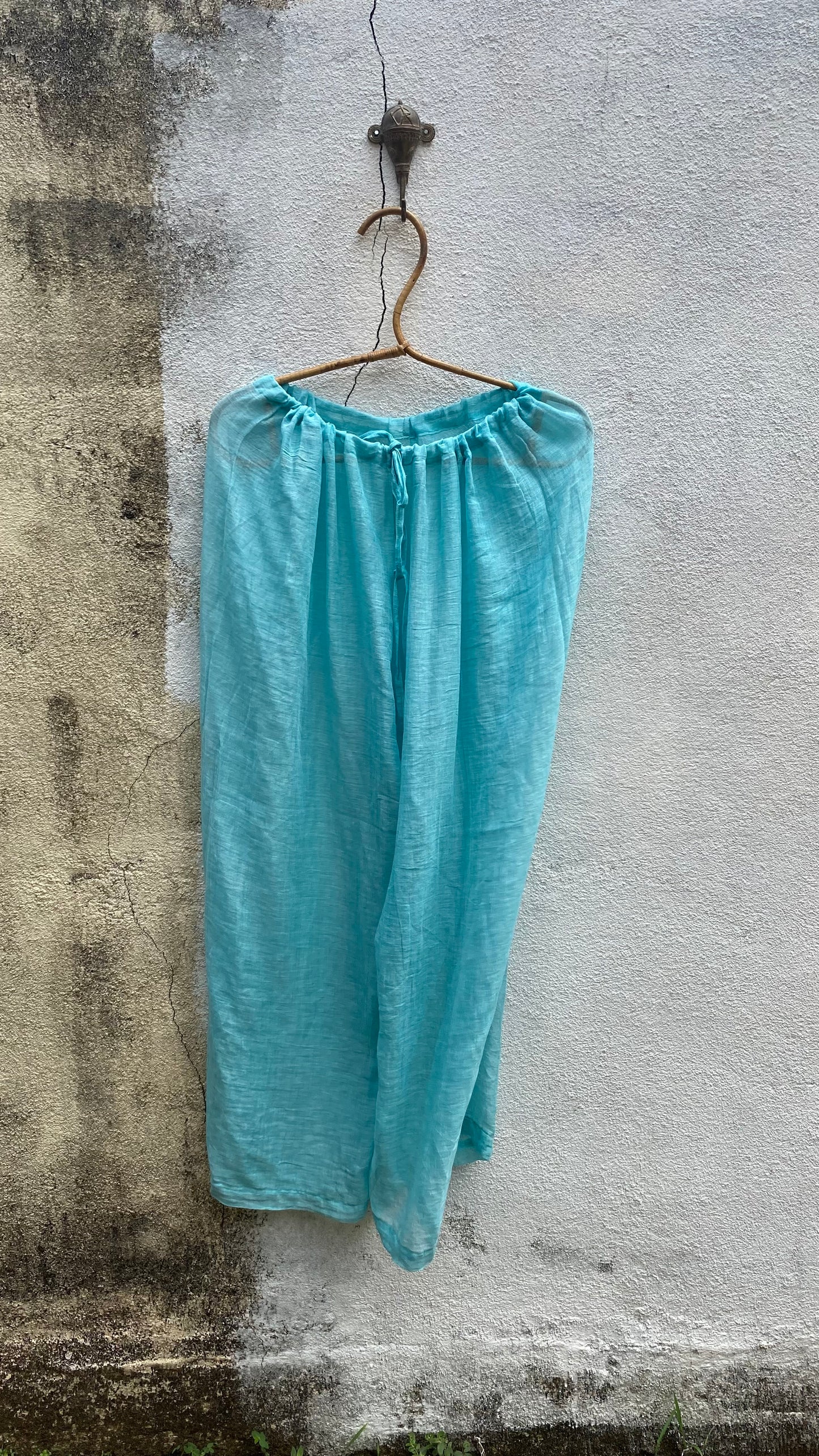 Turquoise Easy Pants