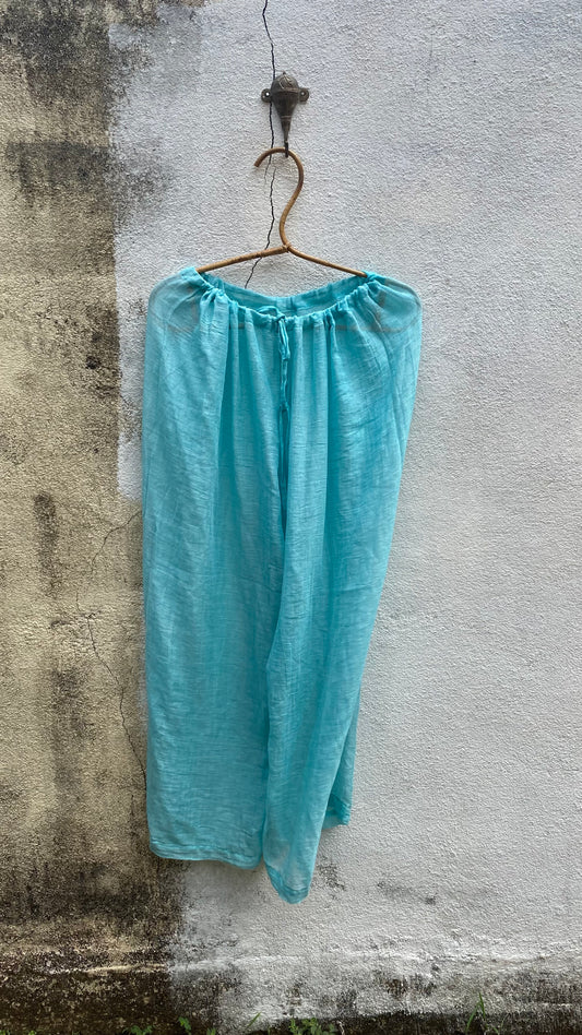 Turquoise Easy Pants
