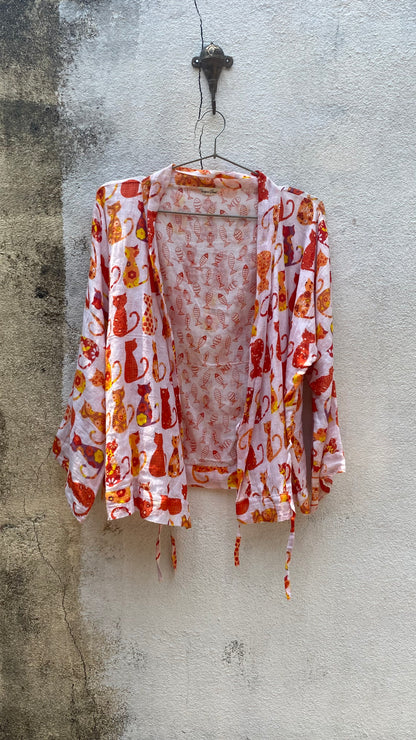 Fishing Cat Kimono