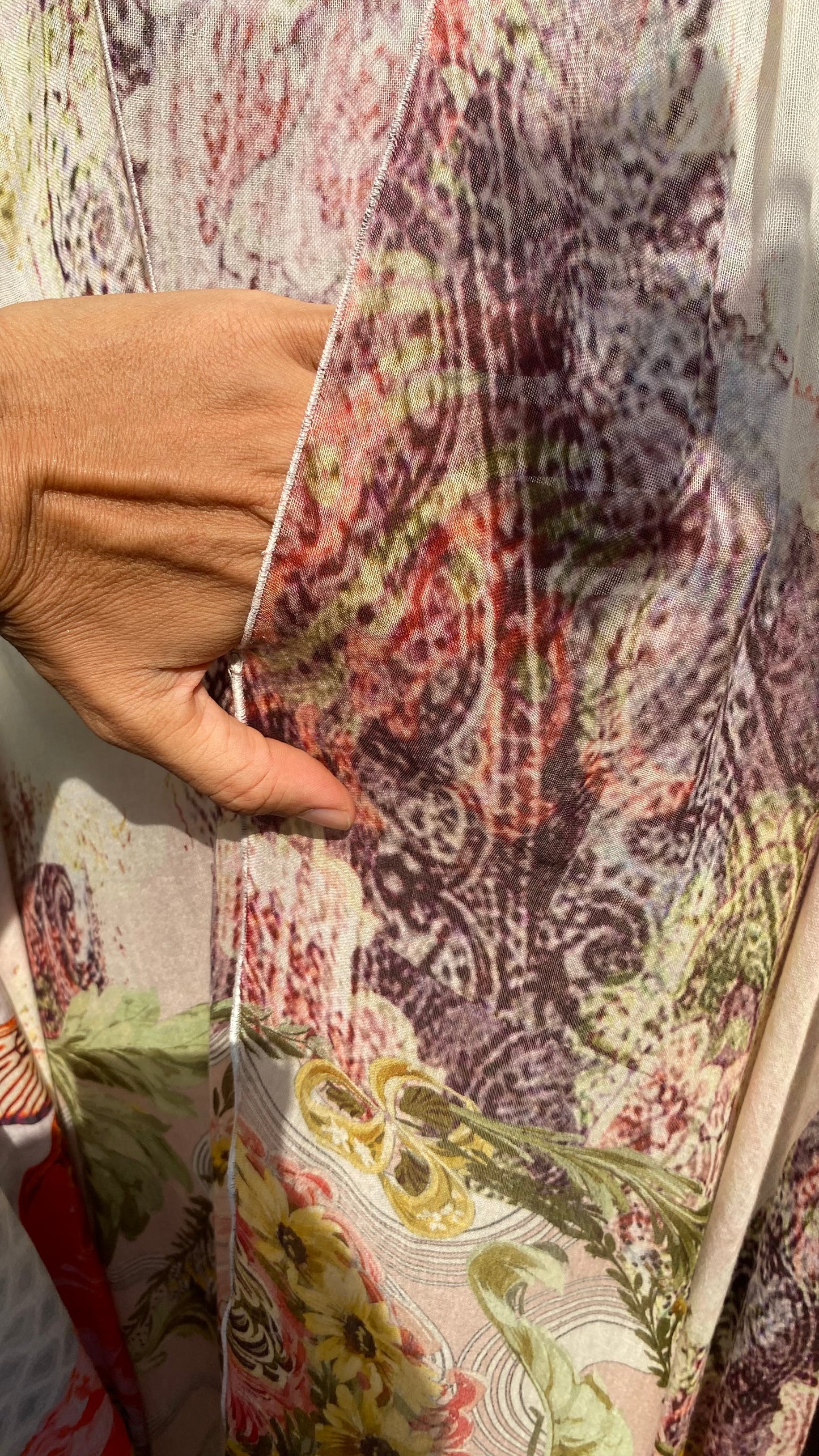 Paisley Beige Kaftan