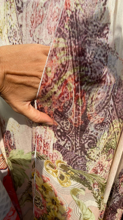 Paisley Beige Kaftan