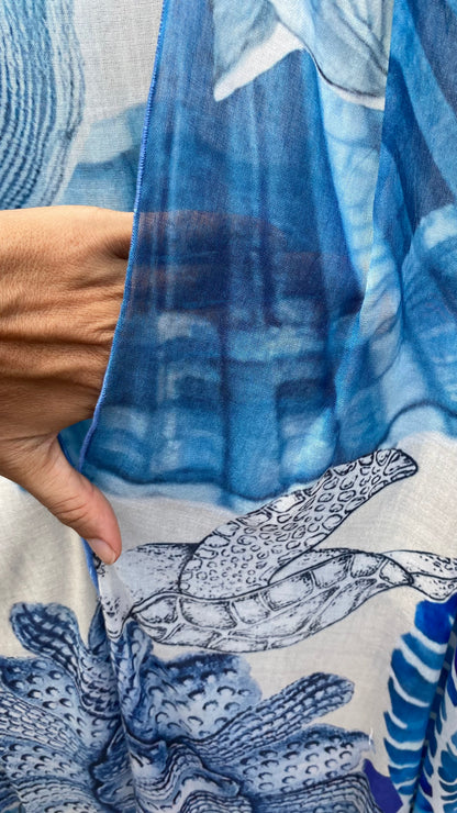 Blue Lagoon Kaftan