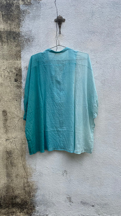 Turquoise Gradient Resort Co-ord Set