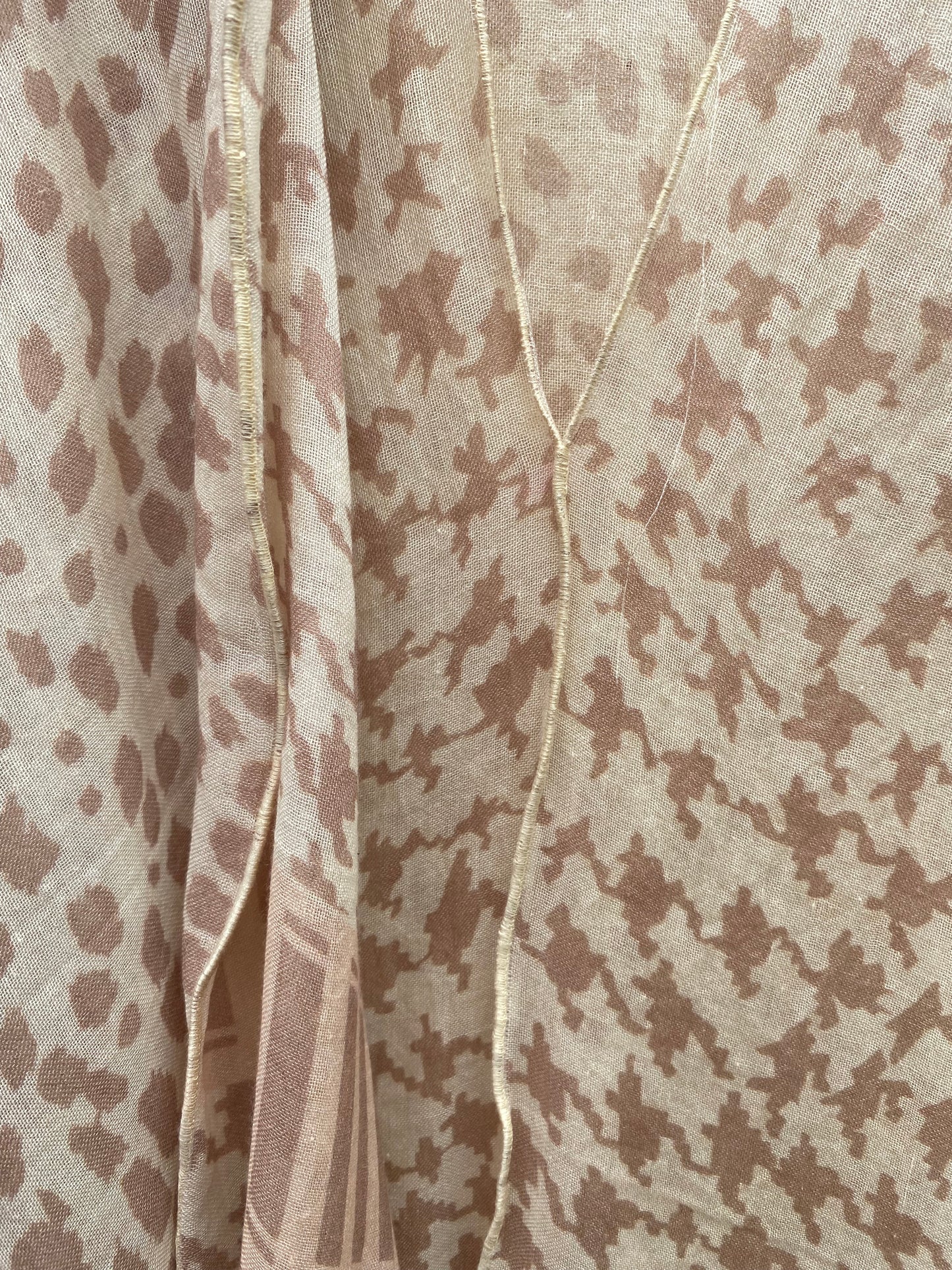 Shades of Beige Leopard Kaftan