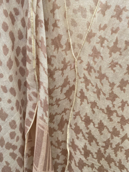 Shades of Beige Leopard Kaftan