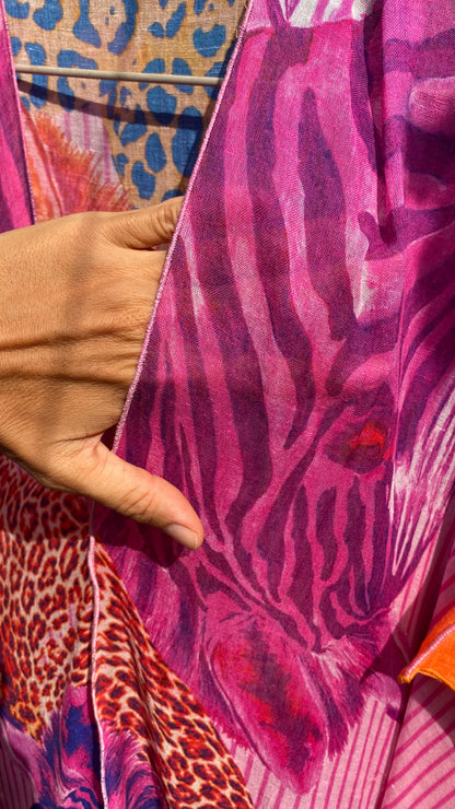 Pink Safari Kaftan
