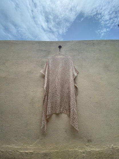 Shades of Beige Leopard Kaftan