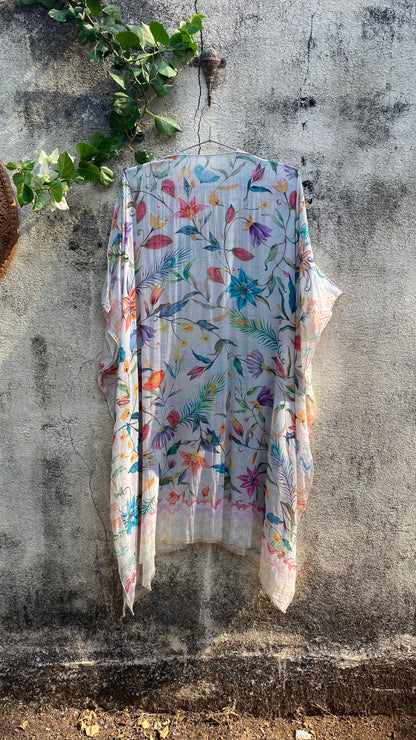 Peacock Feathers Kaftan