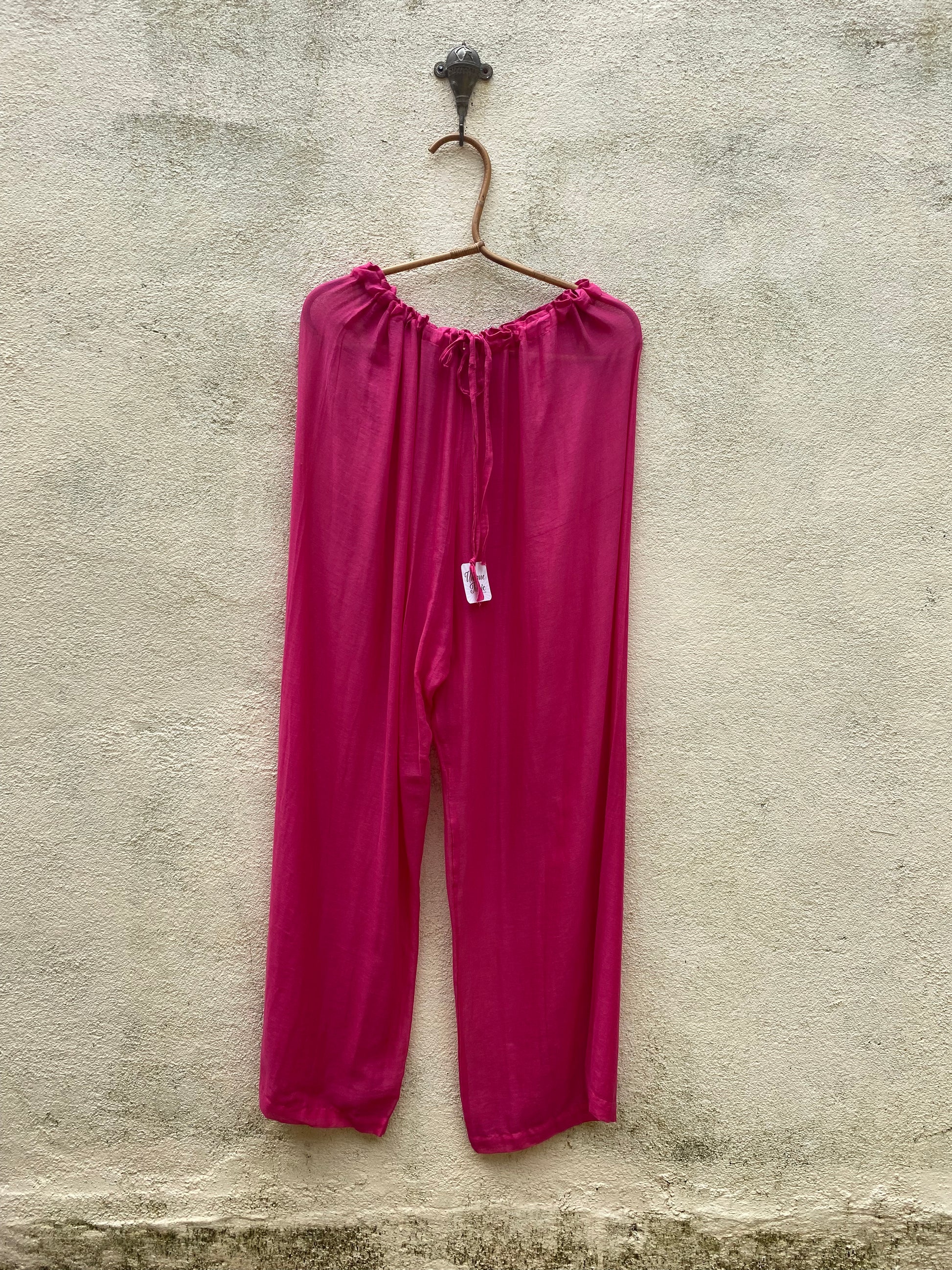 Magenta Long Easy Like Sunday Morning Pants – Unique Tunic