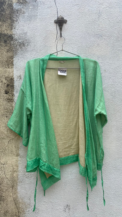 Tropical Green Kimono
