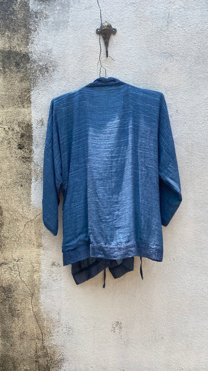 Navy Blue Kimono