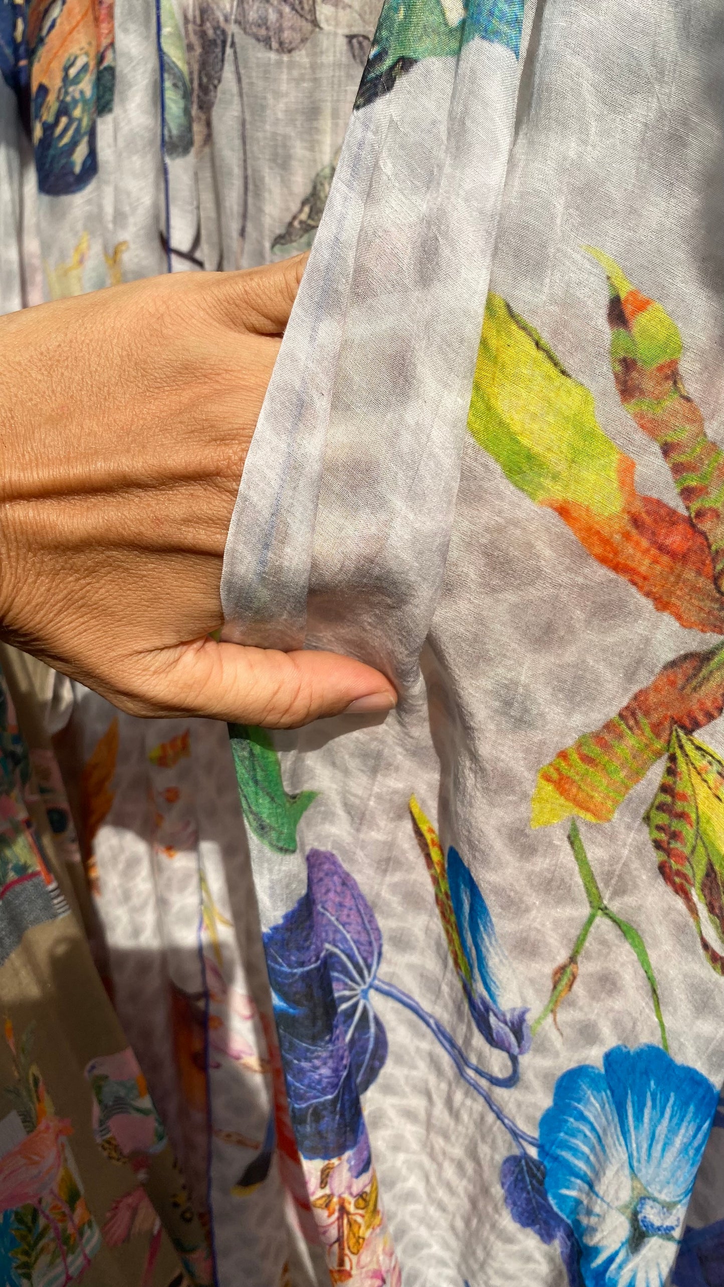Butterfly Silk Cover-up