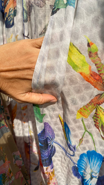 Butterfly Silk Cover-up