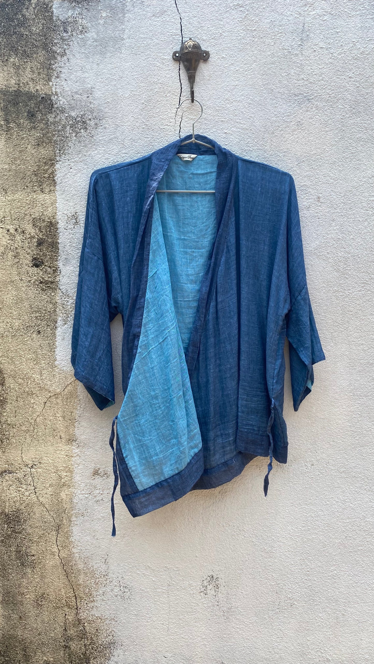 Navy Blue Kimono