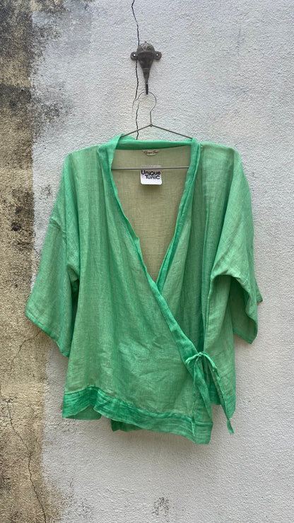Tropical Green Kimono