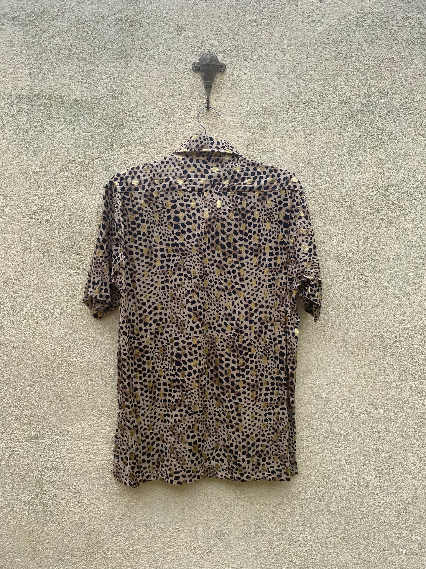 Leopard Golden Button Shirt