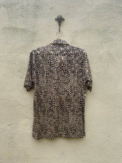 Leopard Golden Button Shirt