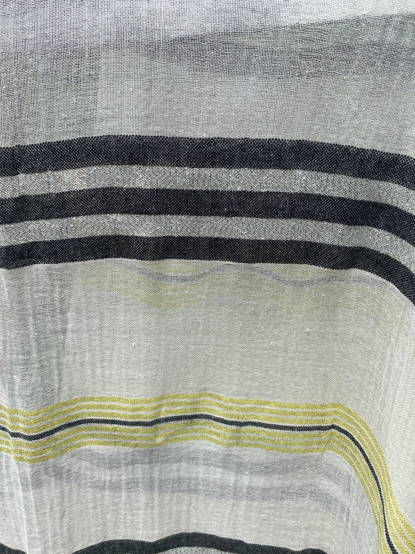 Striped White Kaftan