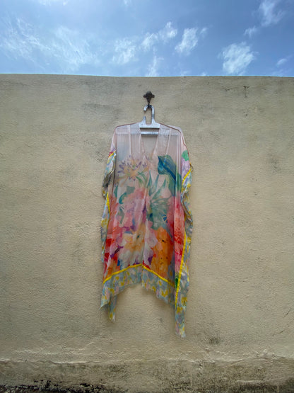 Chrysanthemum Floral Kaftan