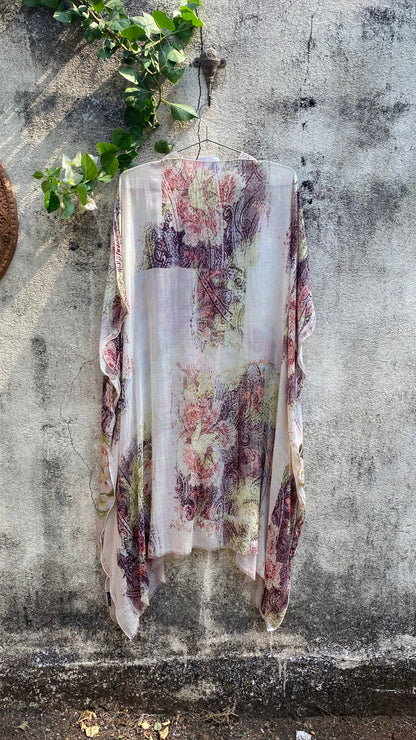 Paisley Beige Kaftan