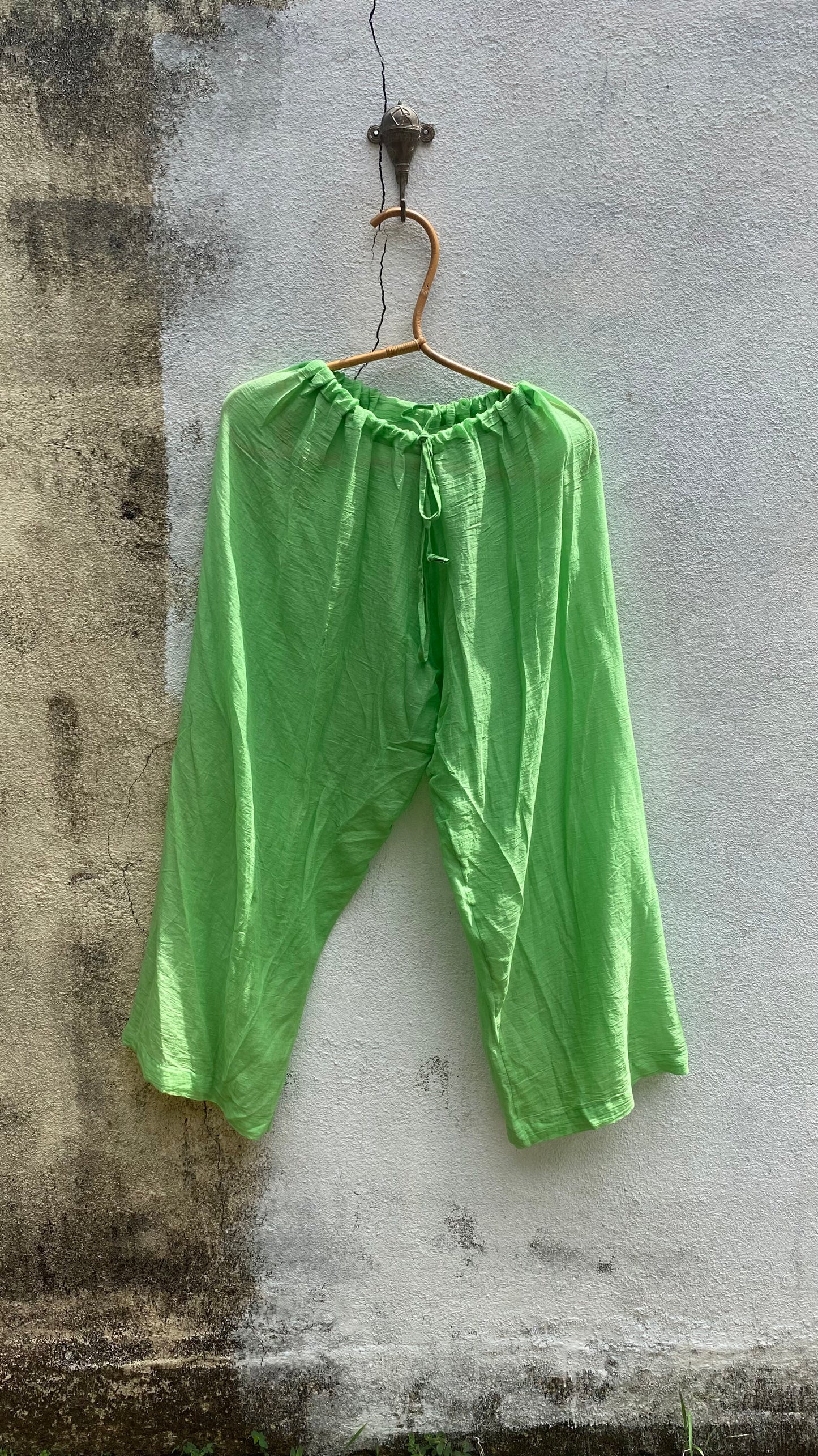 Lime Green Easy Pants
